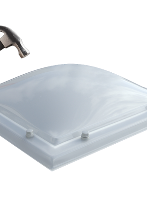 Beperkte Voorraad Lichtkoepel 60x130cm PC bolvormig 1-wandig opaal